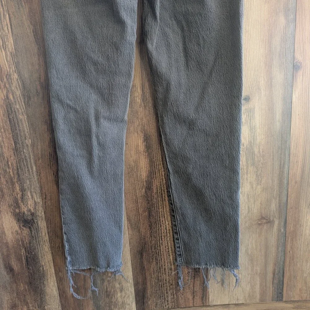 Madewell Black Stonewashed The Perfect Vintage Destroyed Jean 23